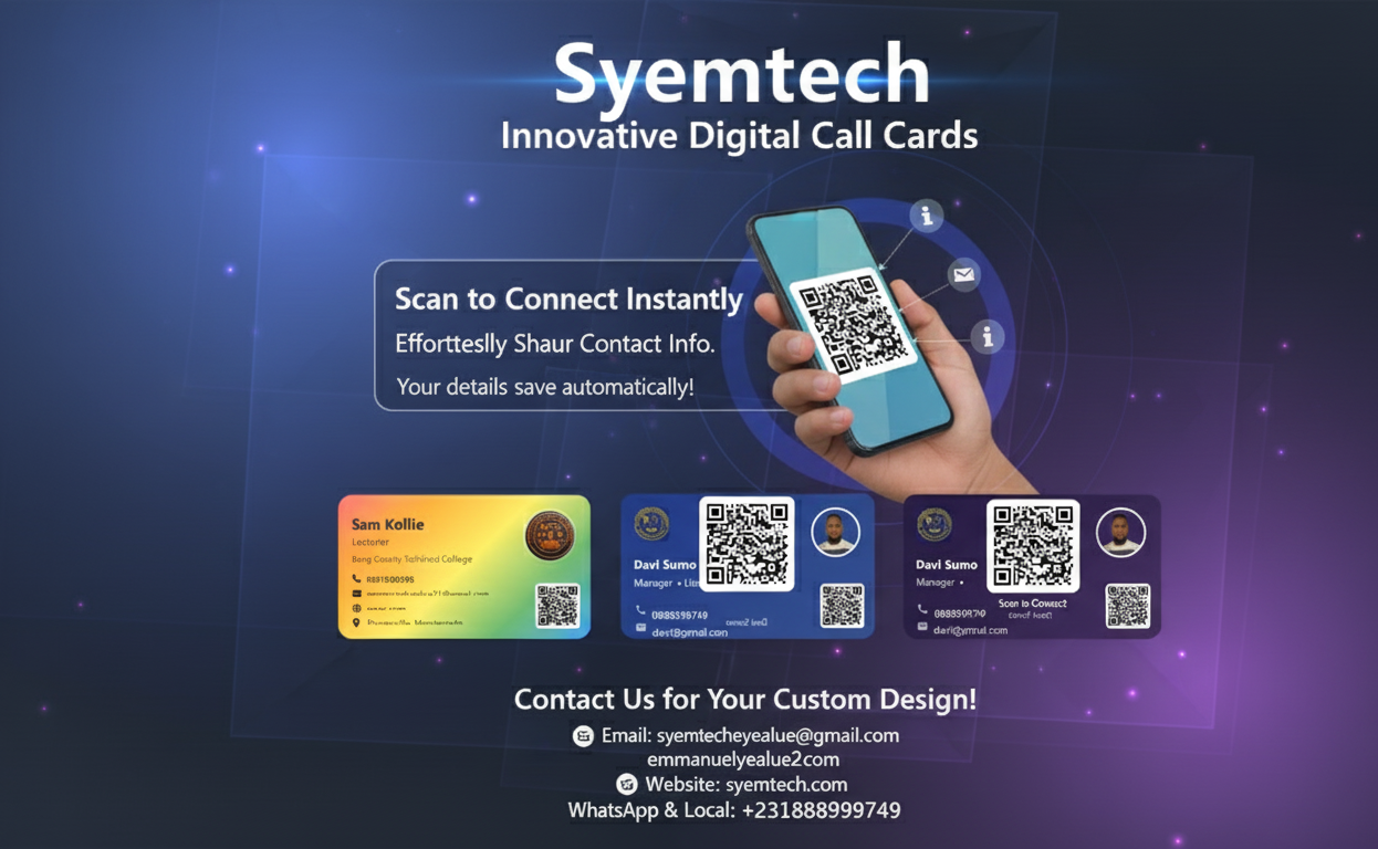 Digital Call Card (QR → Dialer / URL / Gmail)